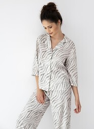 Piżama Sensis Emory 7/8 XS-2XL rozpinana