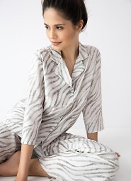 Piżama Sensis Emory 7/8 XS-2XL rozpinana