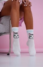 Skarpety Milena 0200-211 Kotka I Paski 37-41