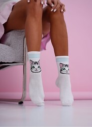 Skarpety Milena 0200-211 Kotka I Paski 37-41