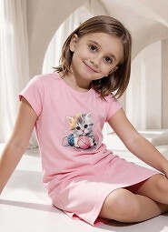 Koszula Cornette Kids Girl 493/123 Kitty 3 kr/r 110-128