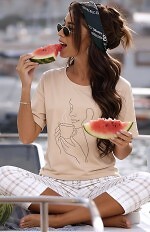 Piżama Cornette 775/340 Morning kr/r S-2XL