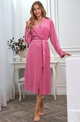 Szlafrok L&L 2620 długi 3XL