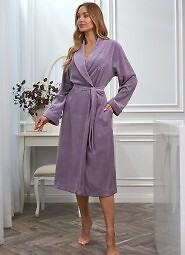 Szlafrok L&L 2620 długi M-2XL