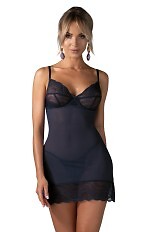 Koszulka Obsessive Nightly Blue Chemise XS-2XL
