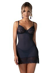 Koszulka Obsessive Nightly Blue Chemise XS-2XL
