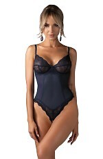 Body Obsessive Nightly Blue Crotchless Teedy XS-2XL
