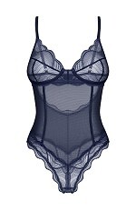 Body Obsessive Nightly Blue Crotchless Teedy XS-2XL