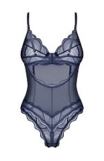Body Obsessive Nightly Blue Crotchless Teedy XS-2XL