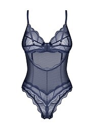 Body Obsessive Nightly Blue Crotchless Teedy XS-2XL