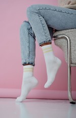 Skarpety Milena 0200-212 Paski 37-41