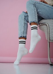 Skarpety Milena 0200-212 Paski 37-41