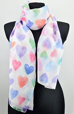 Apaszka Noviti CS024 Serca I Kwiaty