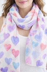 Apaszka Noviti CS024 Serca I Kwiaty