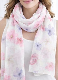 Apaszka Noviti CS024 Serca I Kwiaty