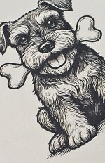 Torba Noviti AT004 Pies Z Kością