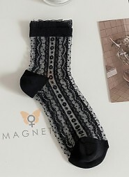 Skarpety Magnetis Kwiatki Paski