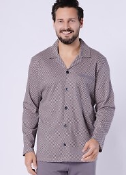 Piżama Hotberg 1754 Marcel dł/r M-2XL rozpinana