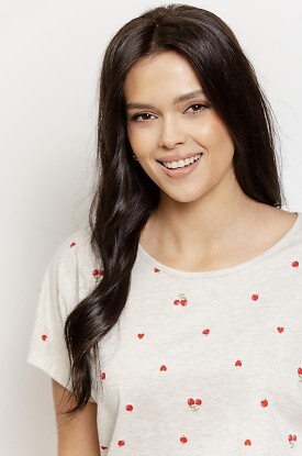 Piżama Taro 3545 Adele kr/r S-XL W26 - zdjęcie 2