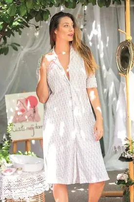 Koszula Key LND 879 A26 dł/r 2XL-3XL rozpinana