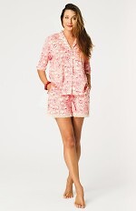 Piżama Key LNS 564 A26 kr/r S-XL rozpinana