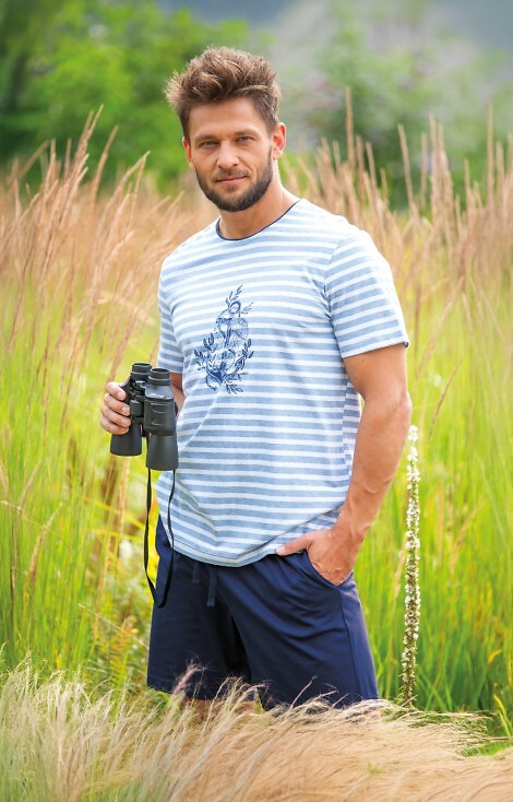 Piżama Key MNS 311 A26 kr/r M-2XL