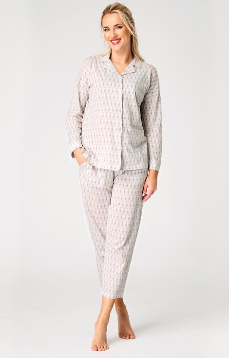 Piżama Key LNS 879 A26 kr/r 2XL-3XL rozpinana