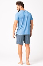 Piżama Key MNS 737 A26 kr/r M-2XL