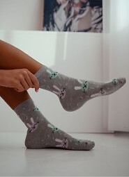Skarpety Milena 0200-220 Królicze Głowy 37-41