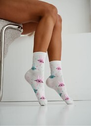 Skarpety Milena 0200-220 Królicze Głowy 37-41