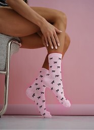 Skarpety Milena 0200-221 Małe Kokardki 37-41