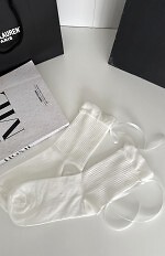 Skarpety Milena 1641 Prążek Ze Wstążką 37-41