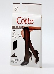 Podkolanówki Conte Elegant Tulle 30 den A'2