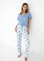 Piżama Sensis Gracelyn kr/r XS-2XL