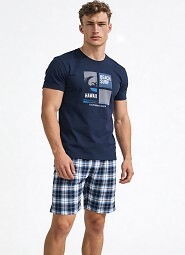 Piżama Cornette F&Y 551/56 Hawaii kr/r 164-188