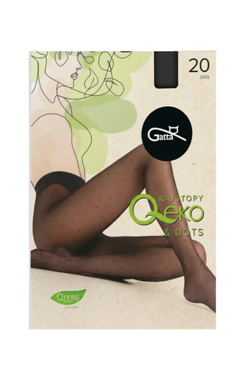 Rajstopy Gatta Q-Eko&Dots 20 den 5-XL