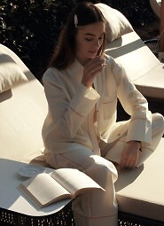 Piżama Sensis Raven dł/r S-XL rozpinana