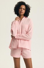 Piżama Henderson Ladies 44493 Eleni dł/r S-3XL Muślin rozpinana