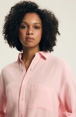 Piżama Henderson Ladies 44493 Eleni dł/r S-3XL Muślin rozpinana