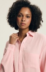 Piżama Henderson Ladies 44493 Eleni dł/r S-3XL Muślin rozpinana