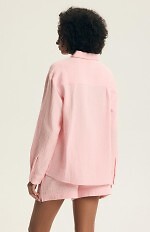 Piżama Henderson Ladies 44493 Eleni dł/r S-3XL Muślin rozpinana