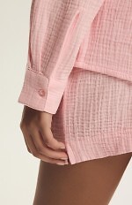 Piżama Henderson Ladies 44493 Eleni dł/r S-3XL Muślin rozpinana