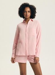 Piżama Henderson Ladies 44493 Eleni dł/r S-3XL Muślin rozpinana