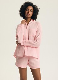 Piżama Henderson Ladies 44493 Eleni dł/r S-3XL Muślin rozpinana