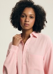 Piżama Henderson Ladies 44493 Eleni dł/r S-3XL Muślin rozpinana