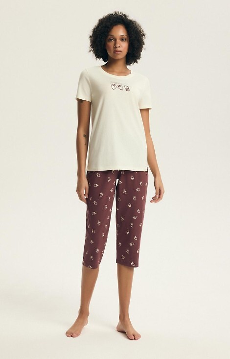 Piżama Henderson Ladies 44465 Evika kr/r S-3XL