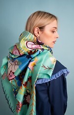 Chusta Art Of Polo 25233 Peacock