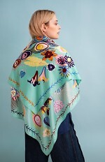 Chusta Art Of Polo 25233 Peacock