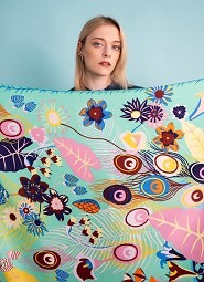 Chusta Art Of Polo 25233 Peacock