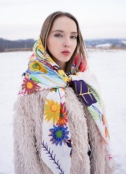 Chusta Art Of Polo 25233 Peacock